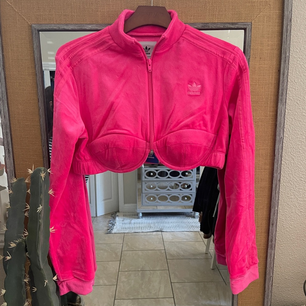 Jeremy Scott x Adidas Pink Jacket